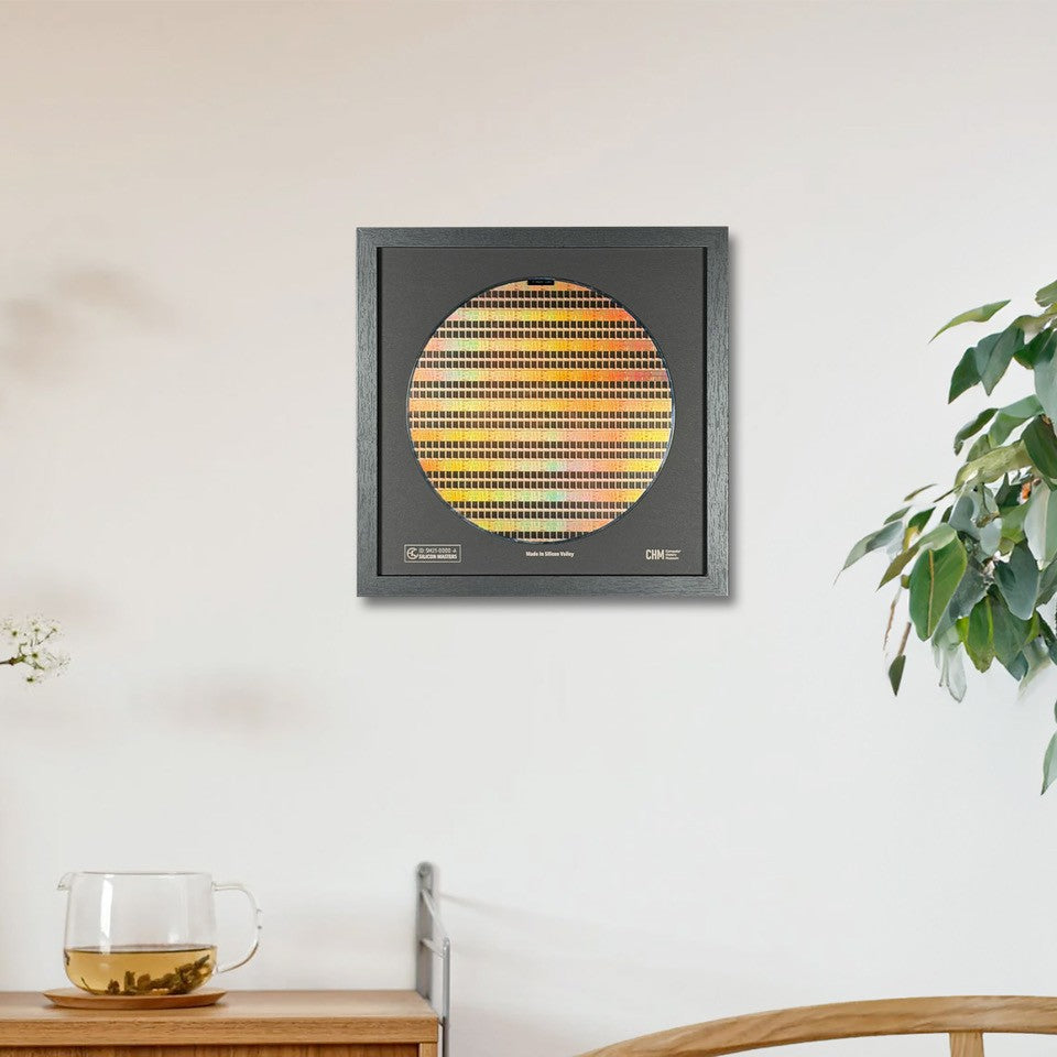 Framed 8" Silicon Wafer