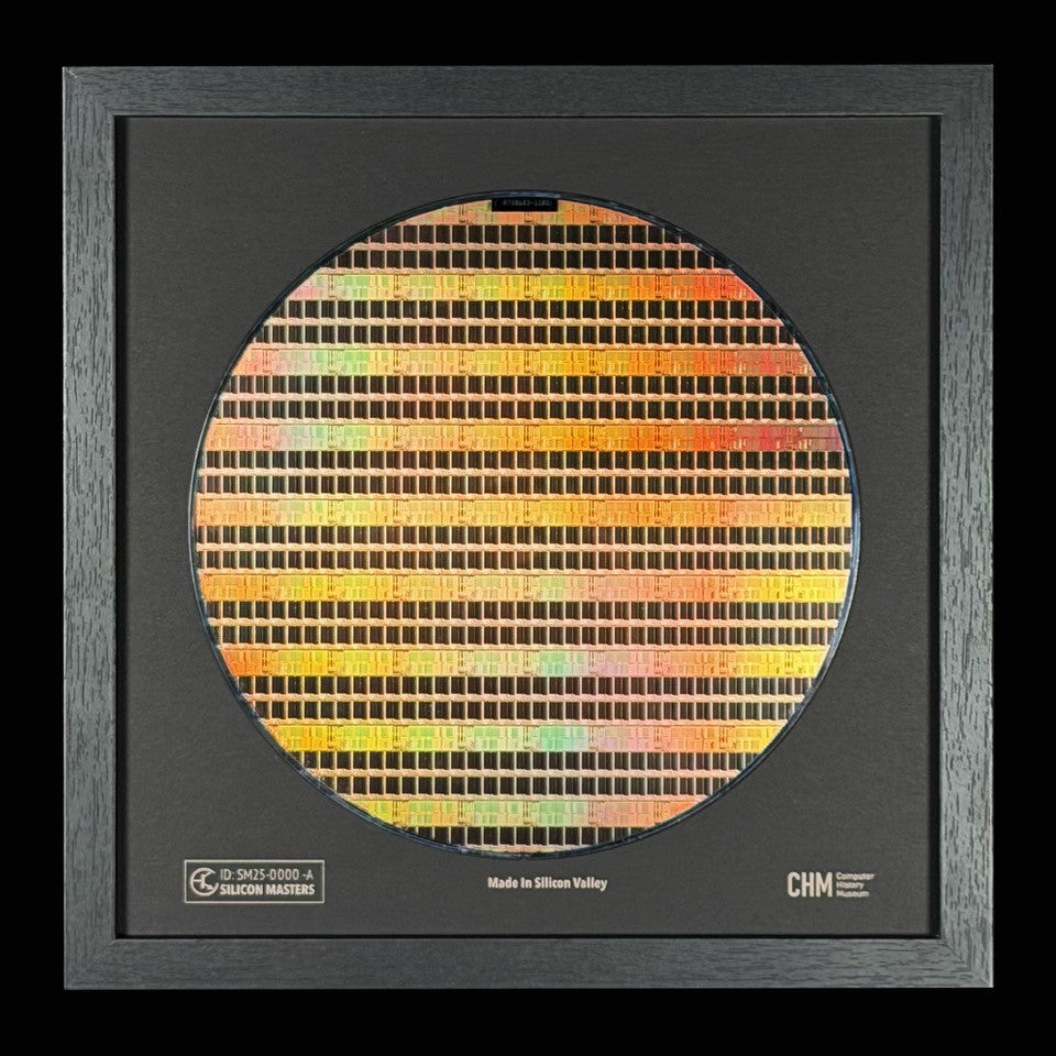 Framed 8" Silicon Wafer