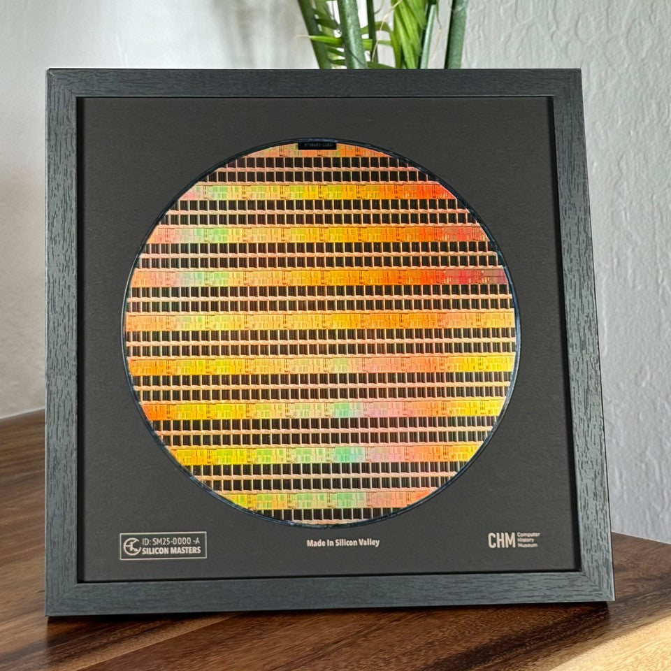 Framed 8" Silicon Wafer