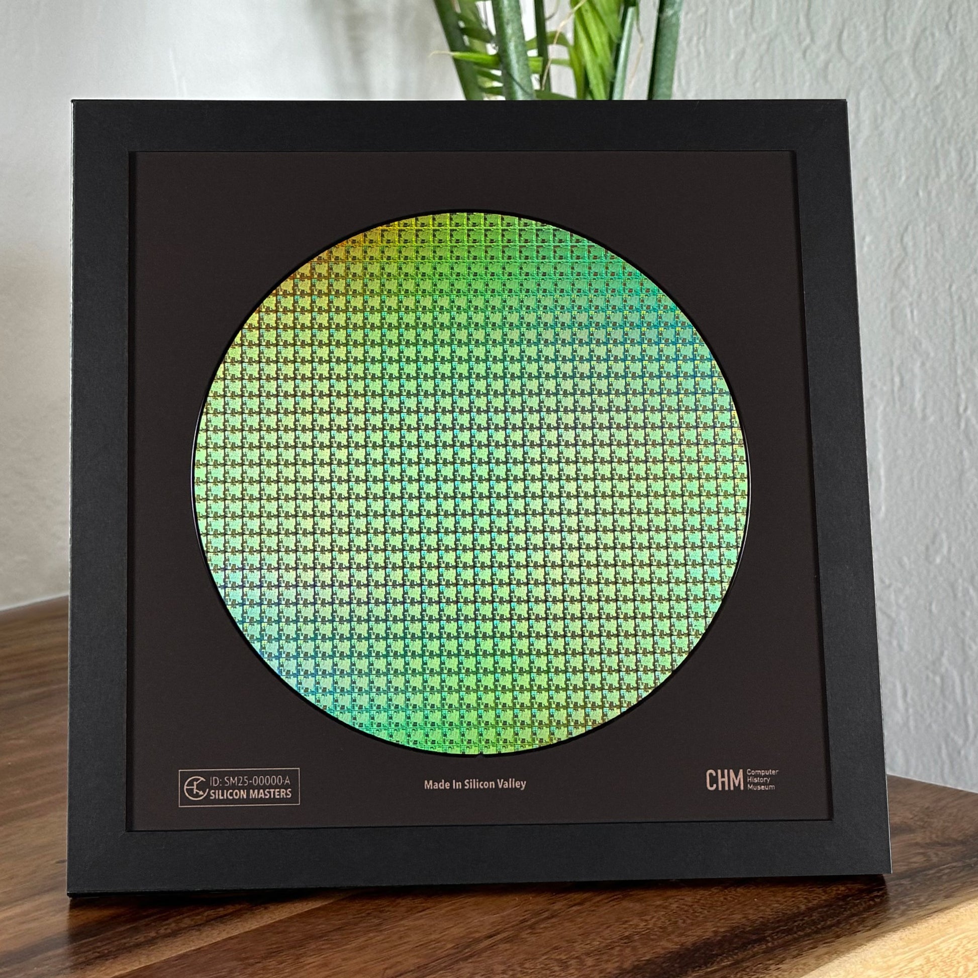 Framed 8" Silicon Wafer