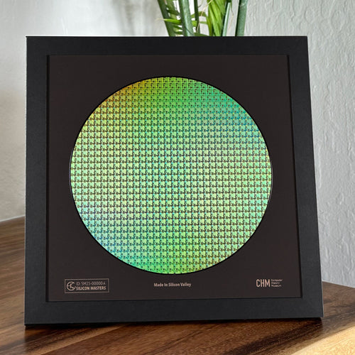 Framed 8" Silicon Wafer