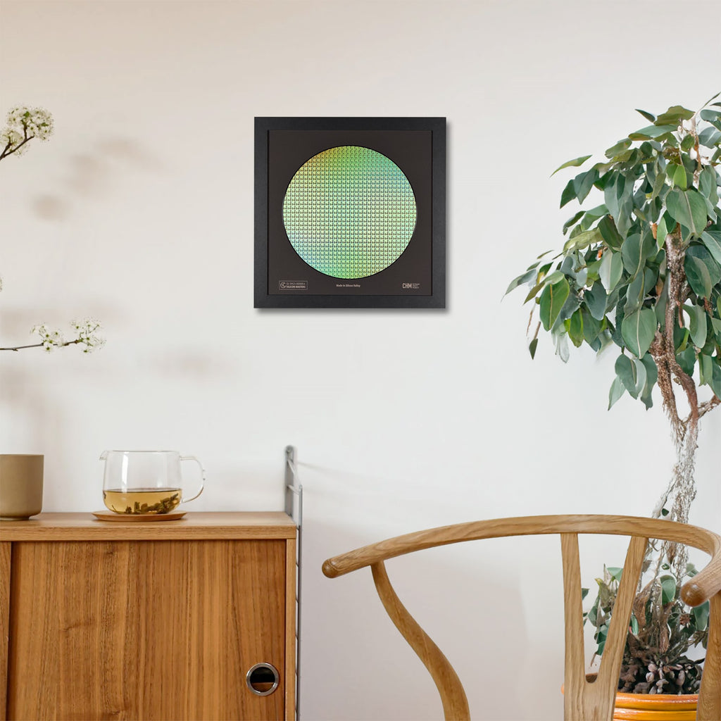 Framed 8" Silicon Wafer