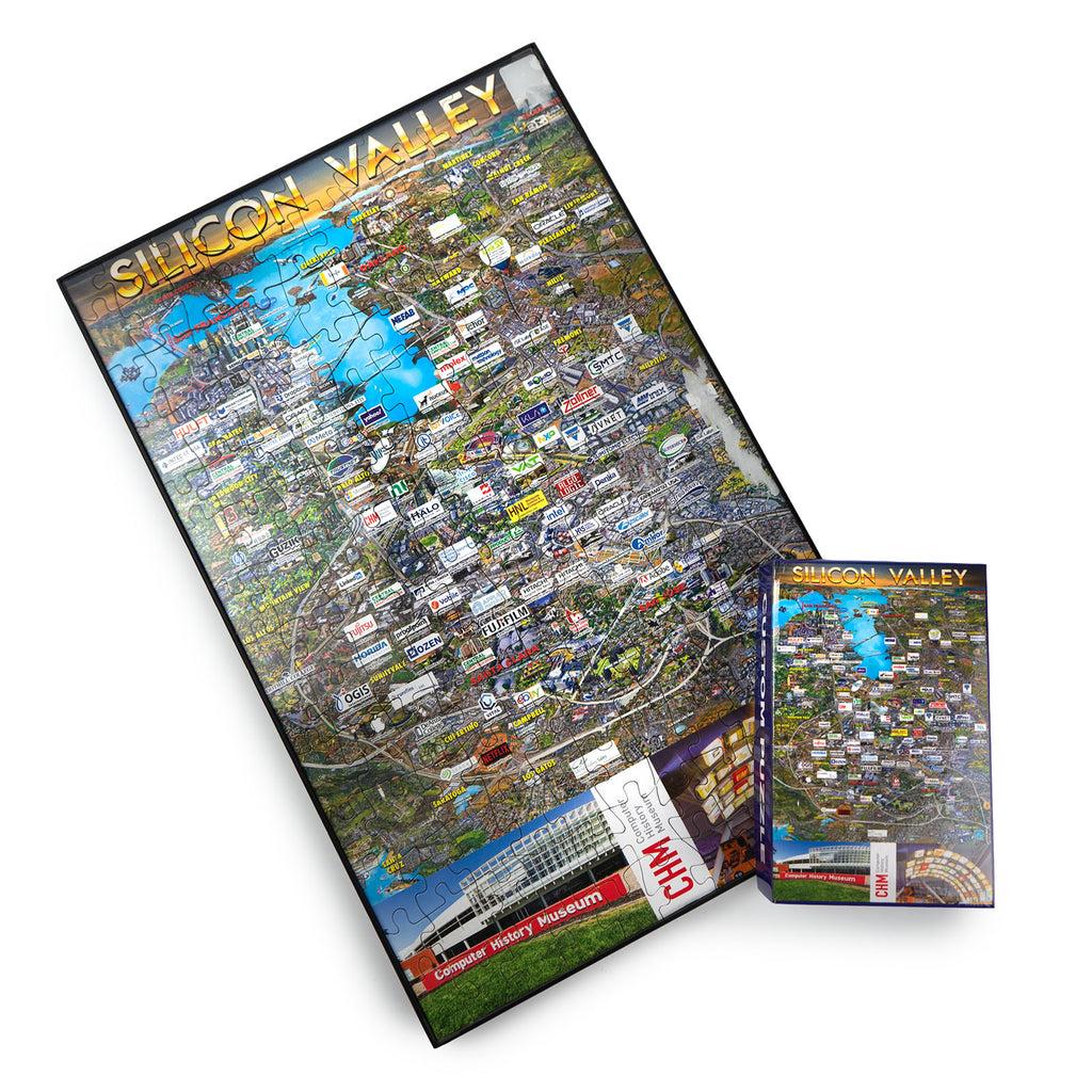Silicon Valley Map Puzzle