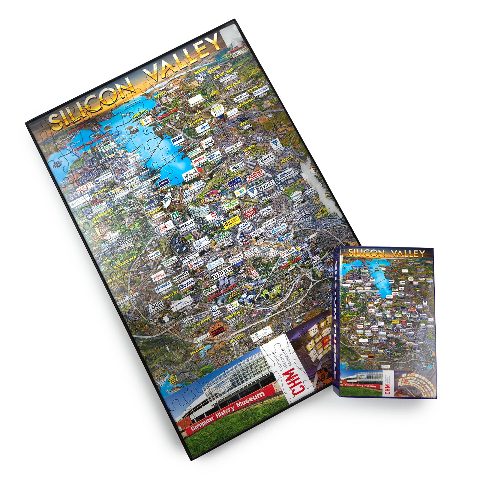 Silicon Valley Map Puzzle