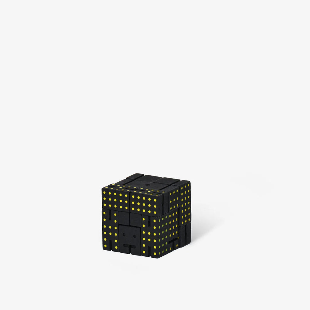 Cubebot Black/Yellow Dot