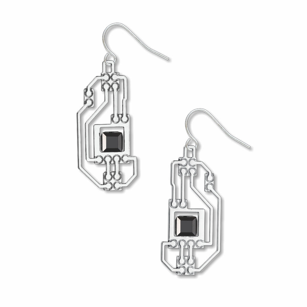 Circuits Earring - Black
