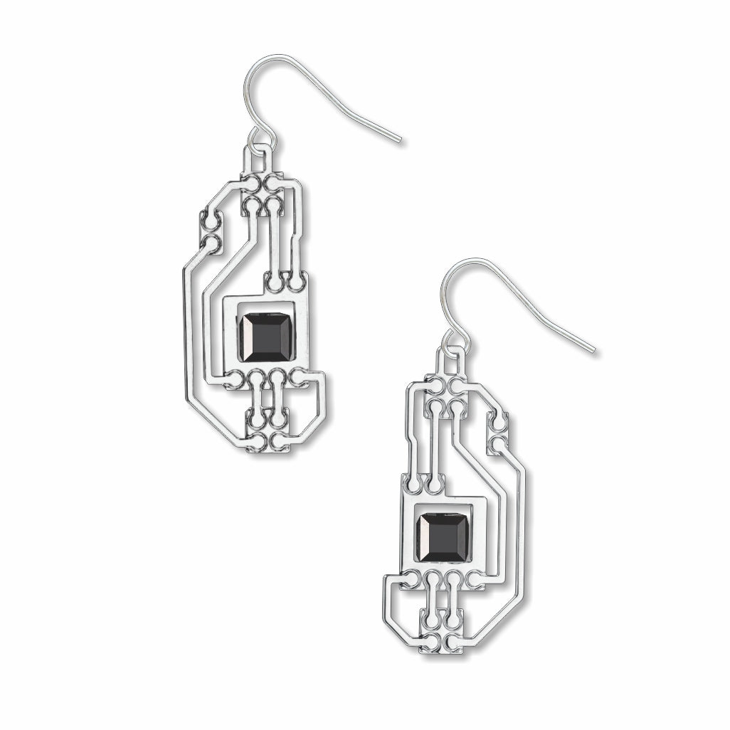 Circuits Earring - Black