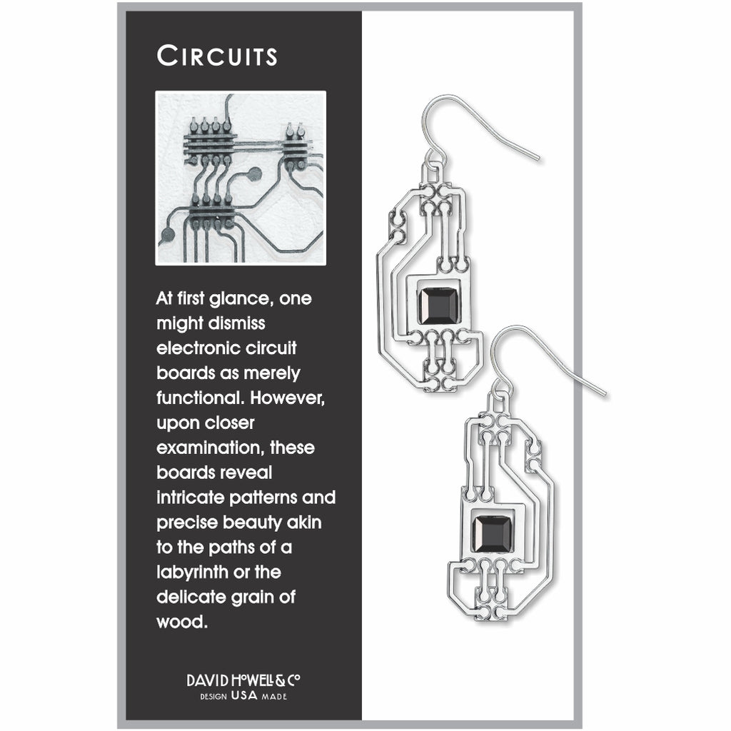 Circuits Earring - Black