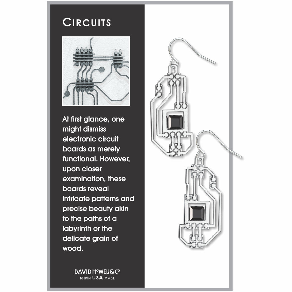 Circuits Earring - Black