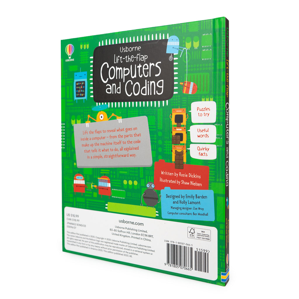 Lift-the-Flap Computers and Coding