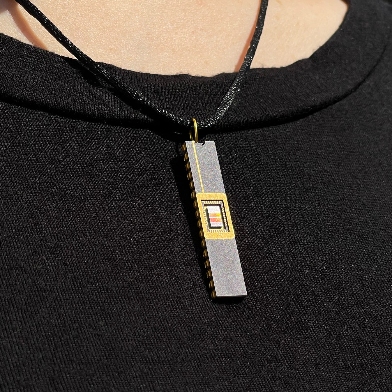 Long Pendant with IC Chip
