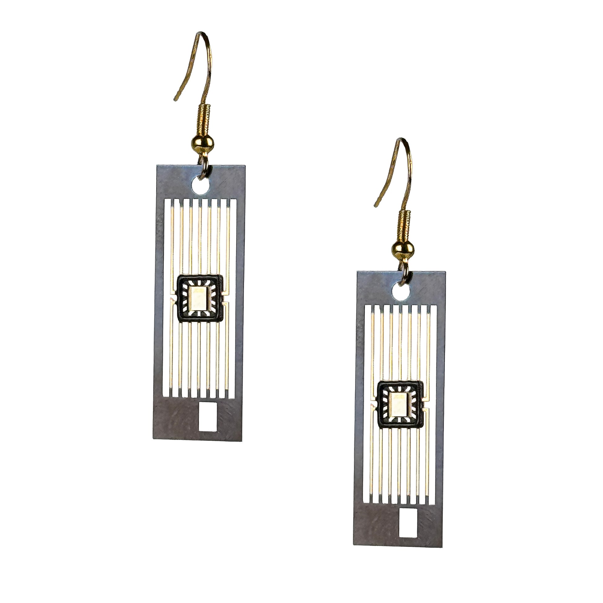 Stargate Earrings with IC Chip