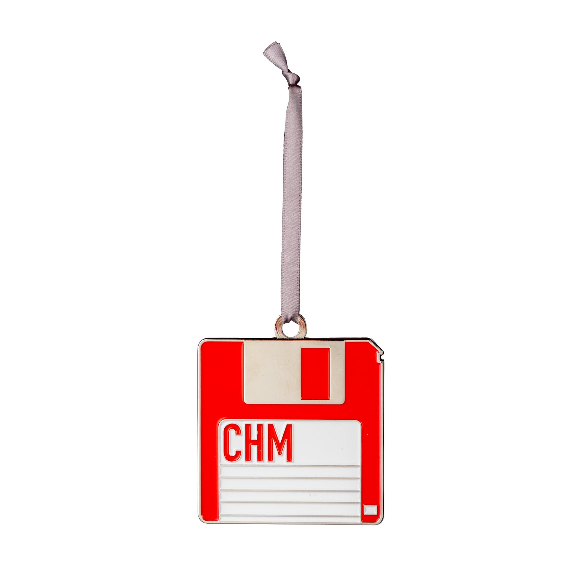 Floppy Disk Ornament Red
