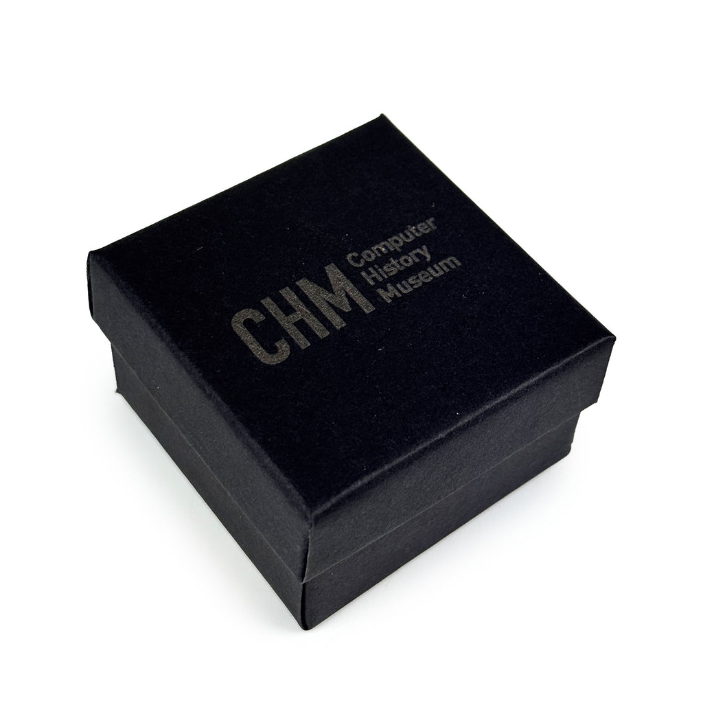 Square Post Earrings with IC Chip