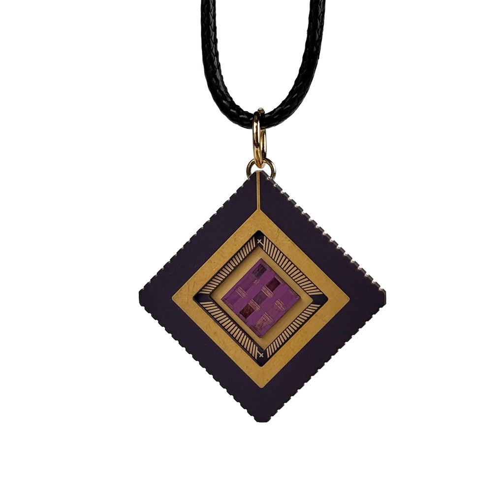 Square Pendant with IC Chip